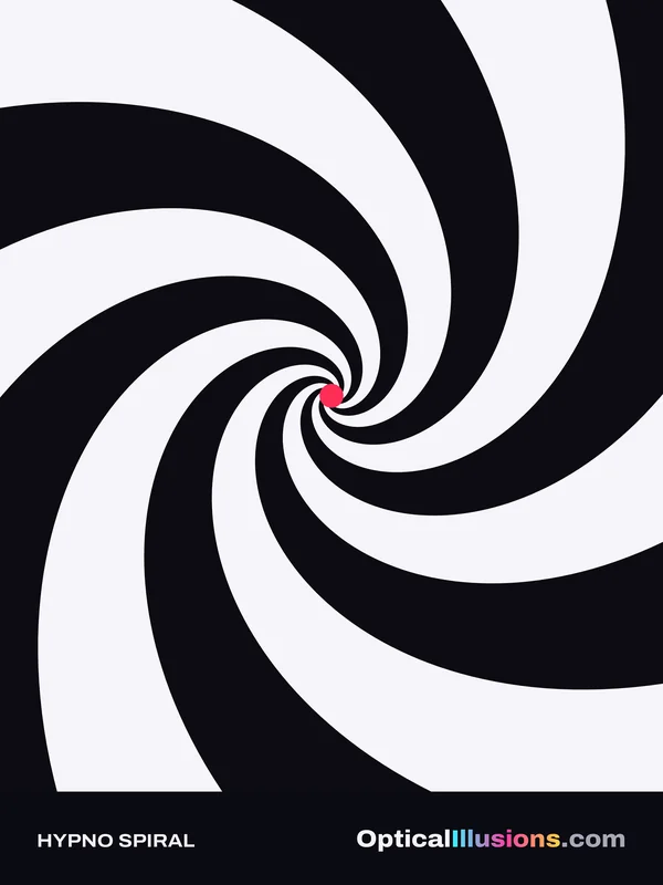 Motion Aftereffect Spiral poster design